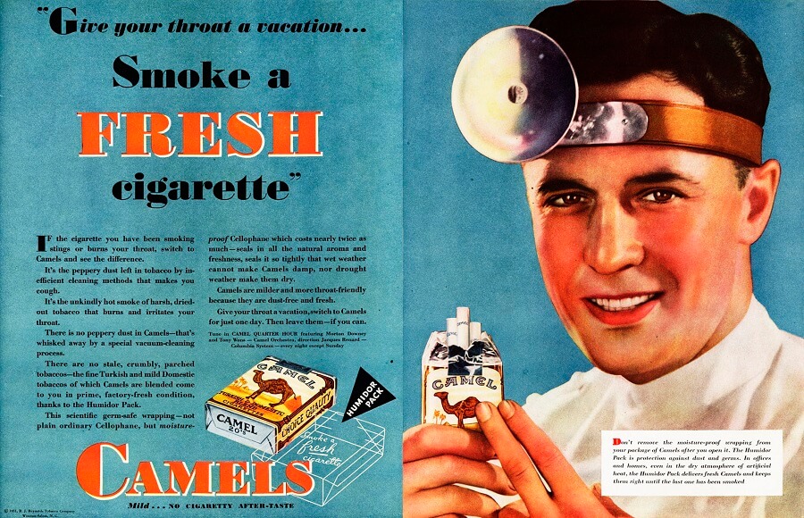 Röker du och fått missfärgade tänder? På 1930-talet så fanns det inga bevis (inte offentligt iaf...) för ett sammanband. Det gör det idag och det finns en lösning.